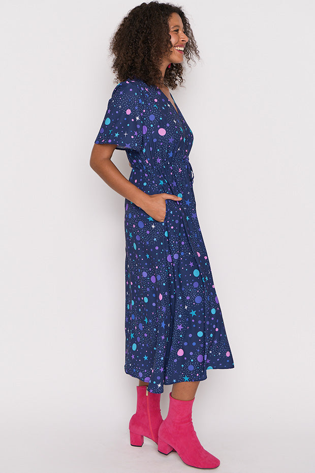 Marley Nebula Dress โ Nebula midi dress
