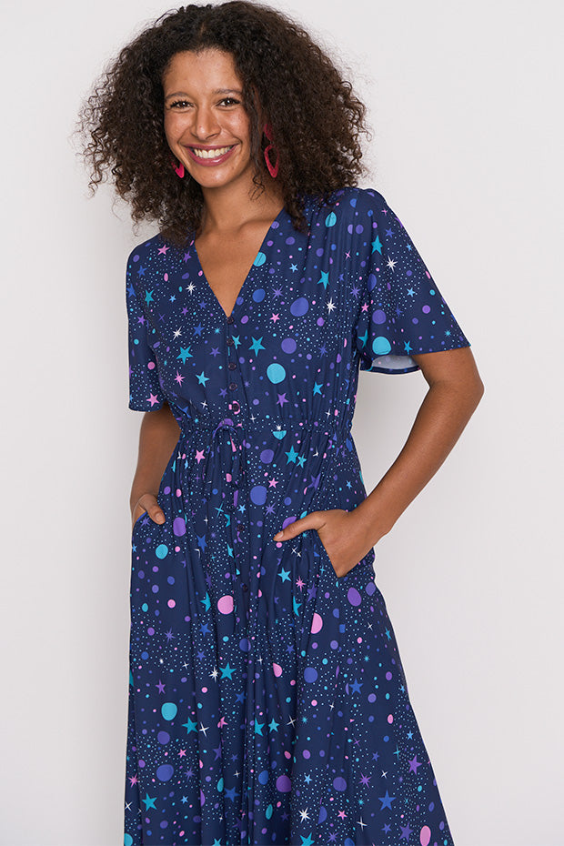 Marley Nebula Dress – Nebula midi dress