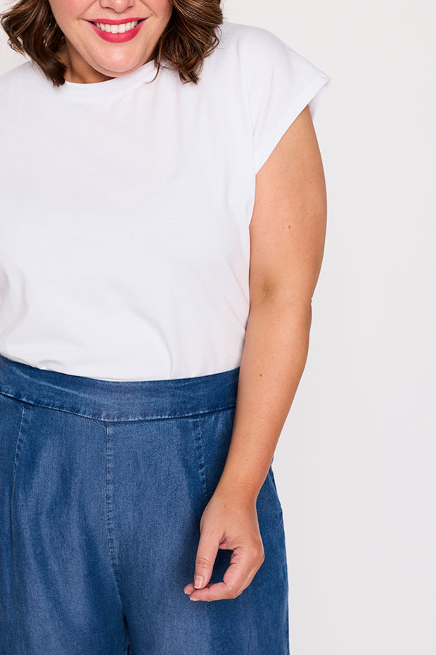 Talitha Chambray Pant – Chambray wide leg pants