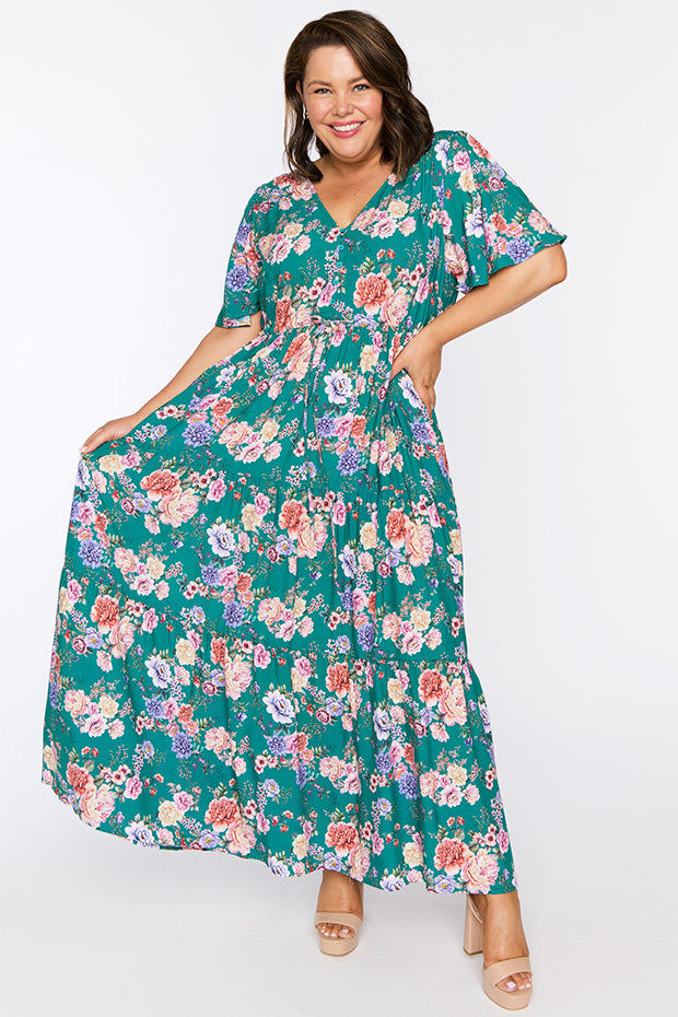Alexia Vintage Bouquet Dress – Vintage Bouquet maxi dress