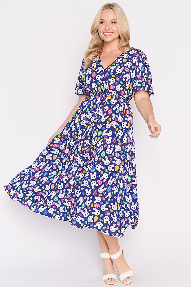 Michelle Bunny Trail Easter Dress – Bunny Trail Easter midi dress