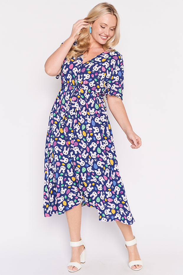 Michelle Bunny Trail Easter Dress – Bunny Trail Easter midi dress