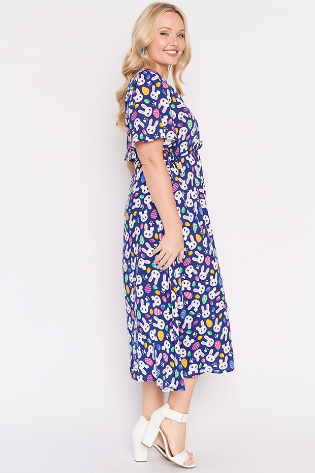 Michelle Bunny Trail Easter Dress – Bunny Trail Easter midi dress