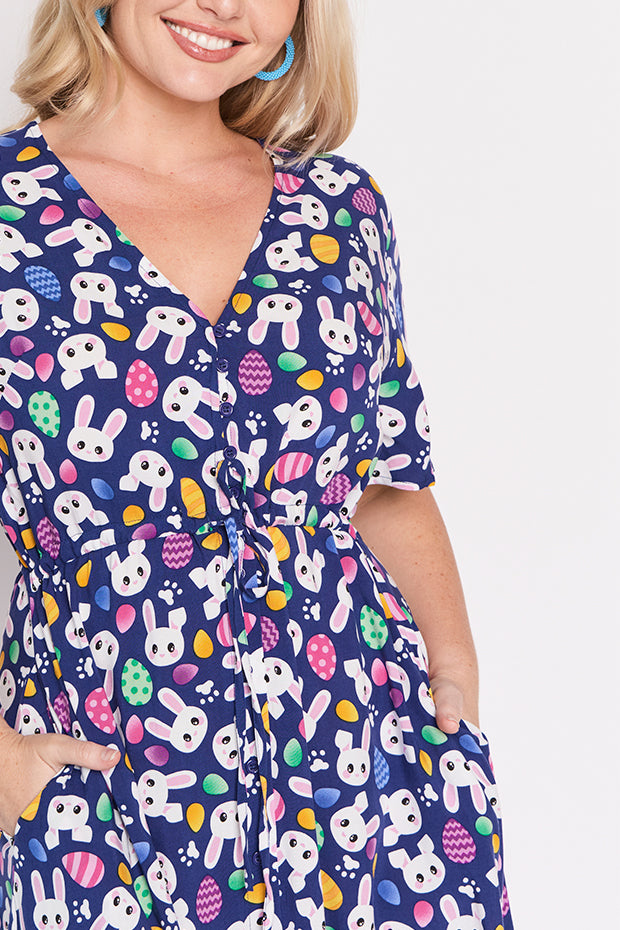 Michelle Bunny Trail Easter Dress – Bunny Trail Easter midi dress