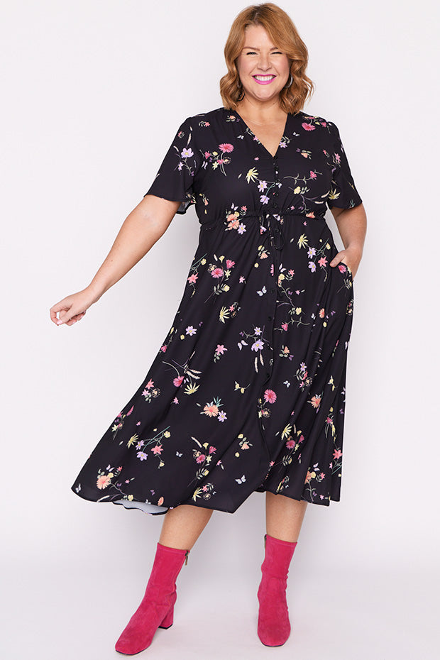 Marley Butterfly Meadow Dress – Butterfly Meadow midi dress