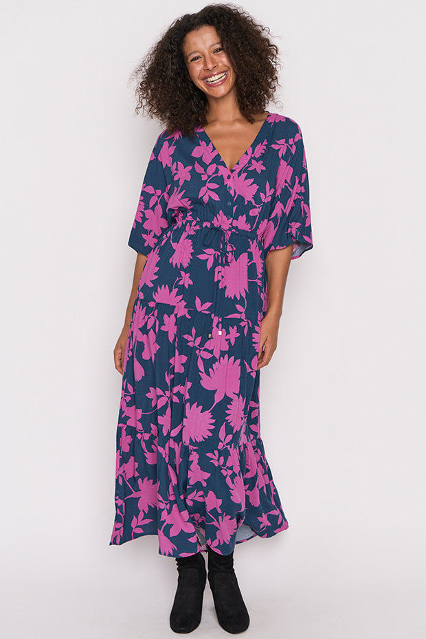 Maddie Contrast Ivy Dress โ Contrast Ivy maxi dress
