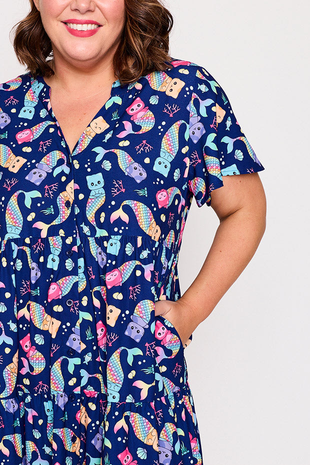 Keira Purrmaids Dress – Purrmaids shirt dress