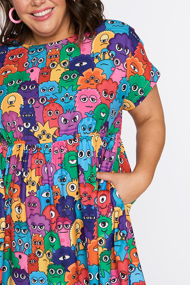 Bam Monster Emotions Dress – Monster Emotions midi dress