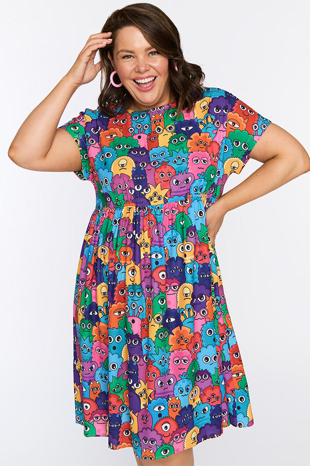 Bam Monster Emotions Dress – Monster Emotions midi dress