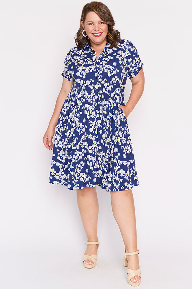 Kimba Blue Petal Whimsy Dress