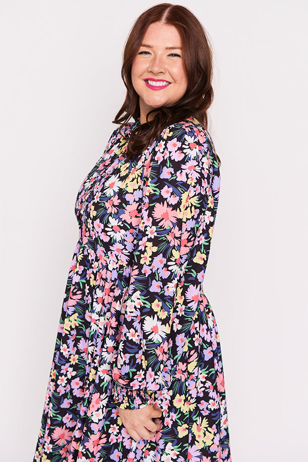 Harlow Sorbet Garden Dress – Sorbet Garden shirt dress