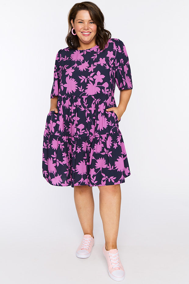 Izzie Contrast Ivy Dress – Contrast Ivy mini dress
