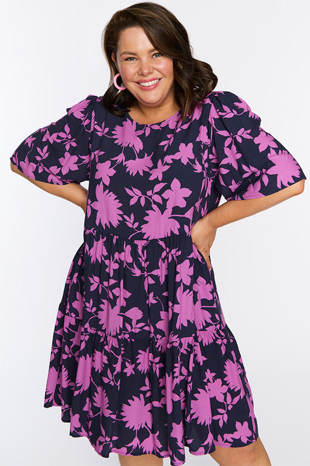 Izzie Contrast Ivy Dress – Contrast Ivy mini dress