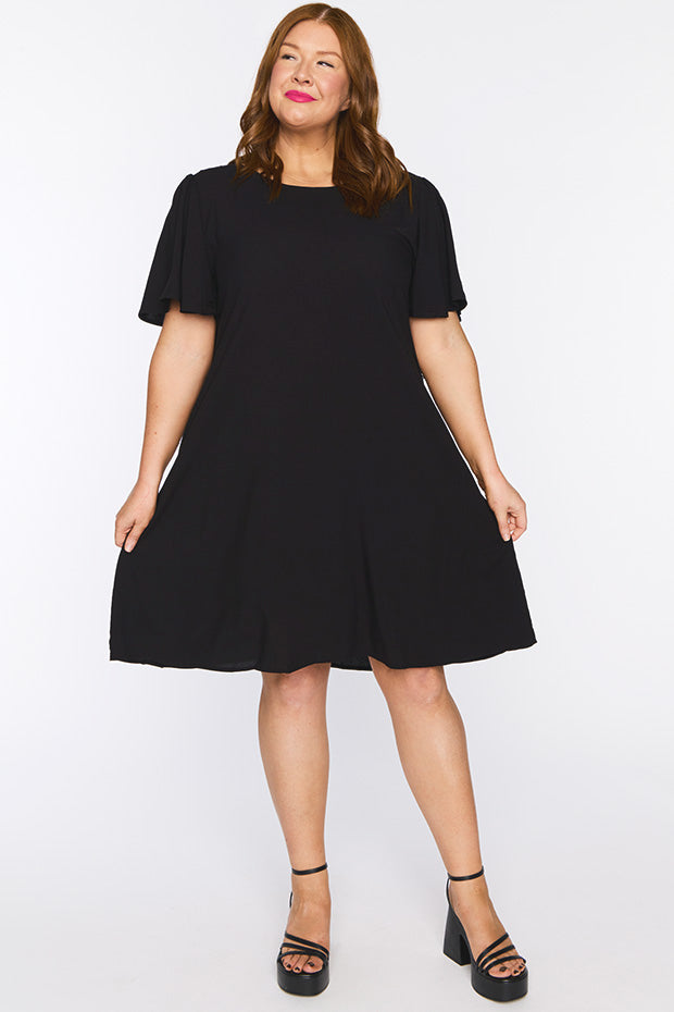 Laney Black Dress – Black mini dress