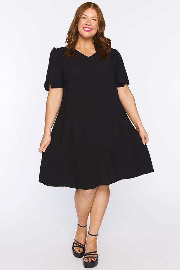 Laney Black Dress – Black mini dress