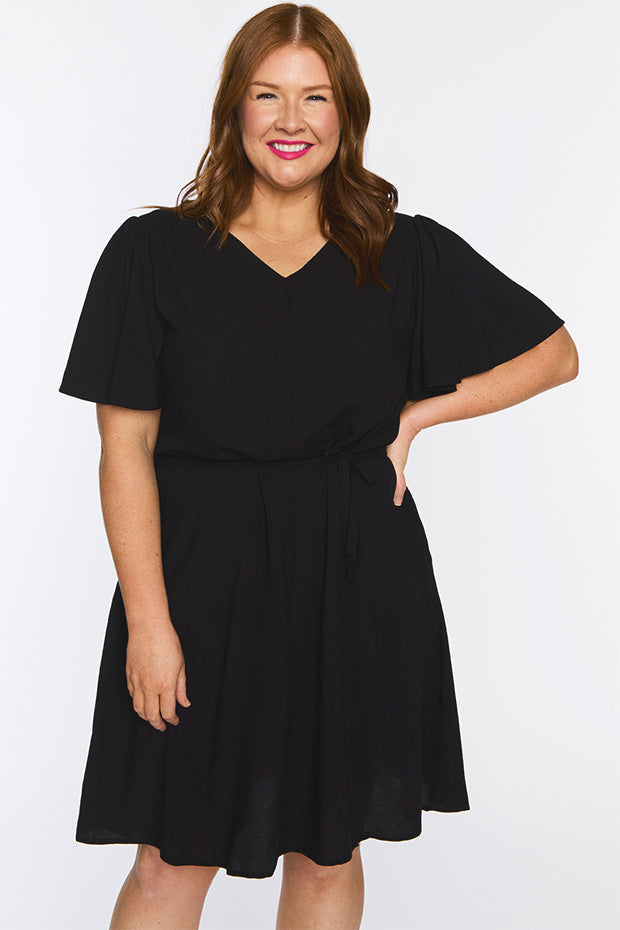 Laney Black Dress – Black mini dress