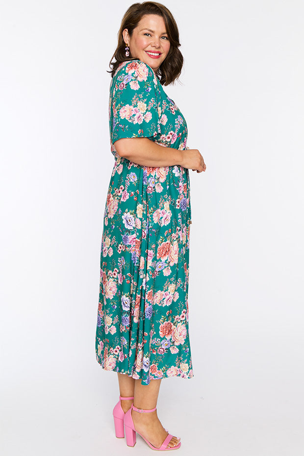 Michelle Vintage Bouquet Dress – Vintage Bouquet midi dress
