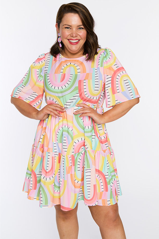 Jackson Rainbow Vibing Dress – Rainbow Vibing mini dress