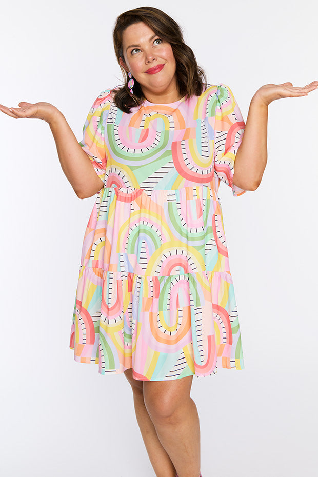 Jackson Rainbow Vibing Dress – Rainbow Vibing mini dress