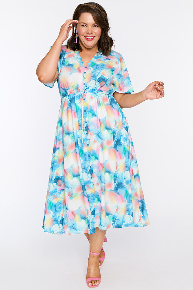Marley Watercolour Dreams Dress – Watercolour Dreams midi dress