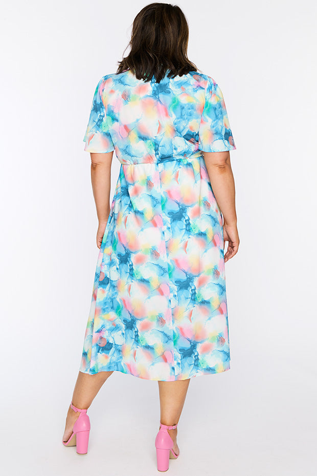 Marley Watercolour Dreams Dress – Watercolour Dreams midi dress