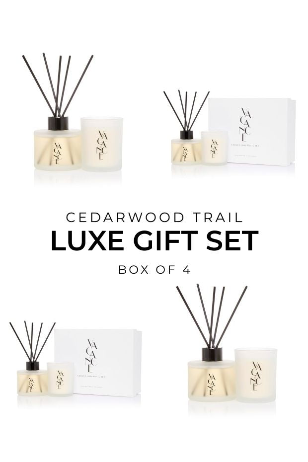 Cedarwood Trail Luxe Set (Box of 4) – Cedarwood Trail Luxe candle