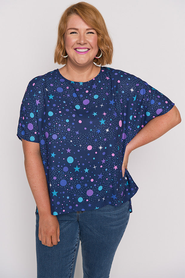 Serena Nebula Top – Nebula loose top
