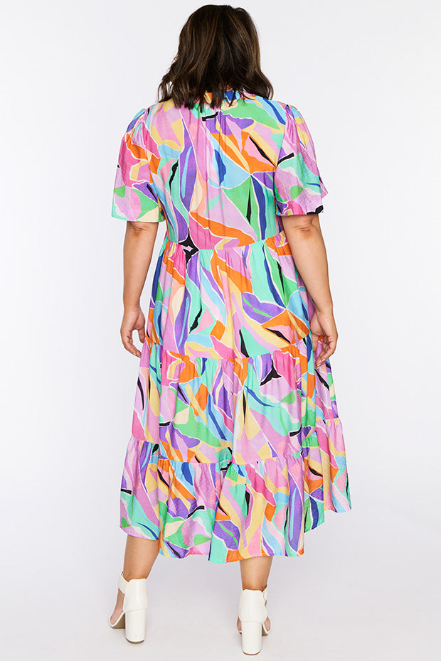 Hollie Colour Swatch Dress – Colour Swatch midi dress