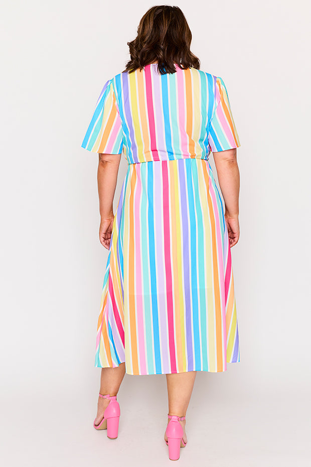 Marley LPD Candy Stripe Dress โ LPD Candy Stripe midi dress