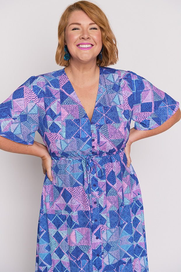 Marley Roof Tops Dress ā Roof Tops midi dress