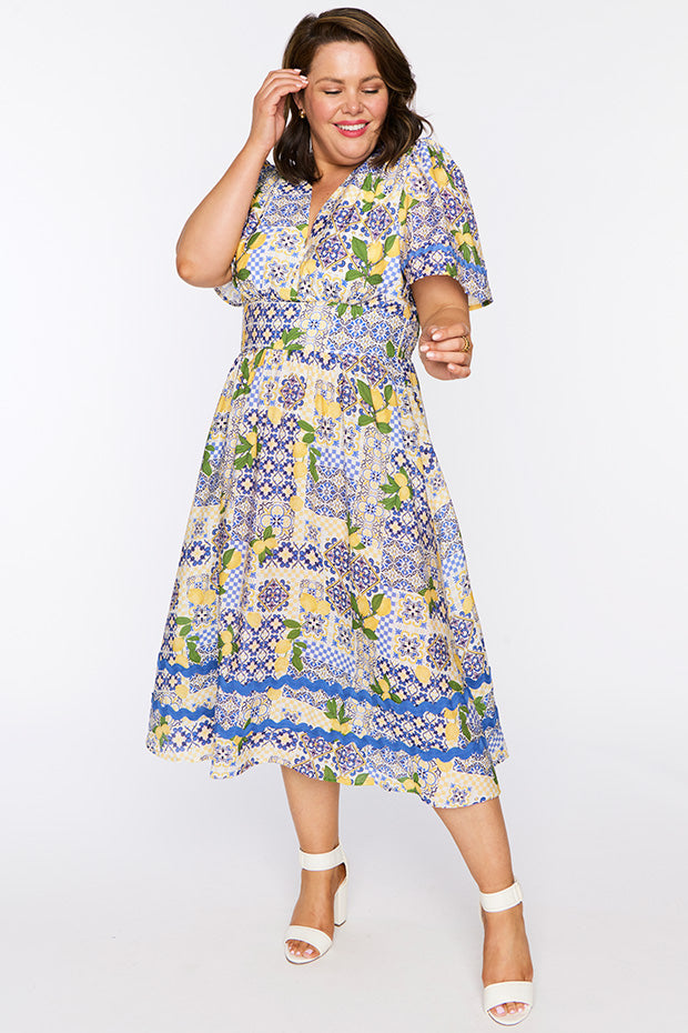 Lilian Tuscan Sun Dress โ Tuscan Sun midi dress