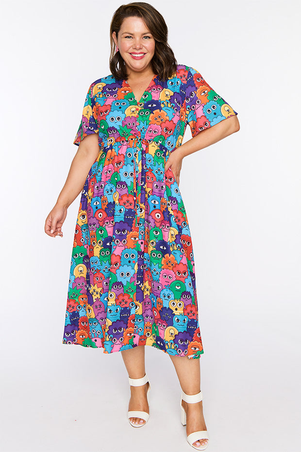 Marley Monster Emotions Dress – Monster Emotions midi dress