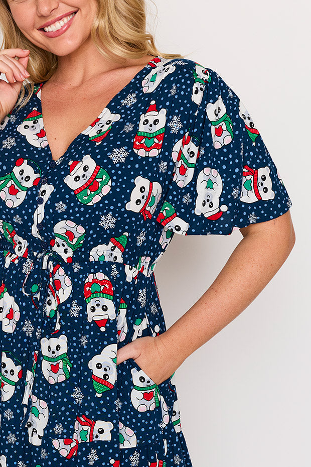 Alexia Teddies Christmas Maxi Dress – Teddies Christmas maxi dress