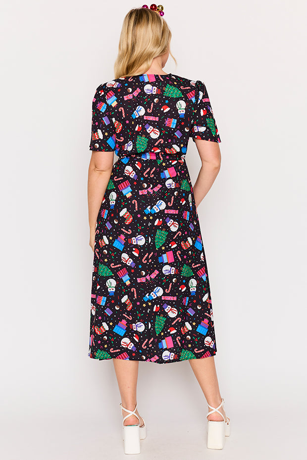 Marley Jolly Christmas Dress โ Jolly Christmas midi dress