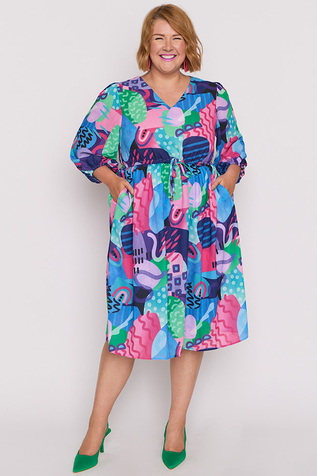 Carter Squiggle It Dress ā Squiggle It knee length dress