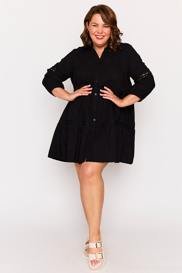 City Of Dreams Black Dress – Of Dreams Black mini dress