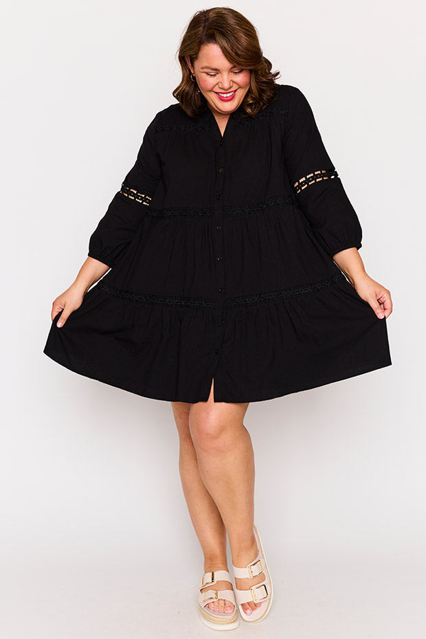 City Of Dreams Black Dress – Of Dreams Black mini dress