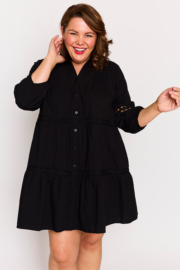 City Of Dreams Black Dress – Of Dreams Black mini dress