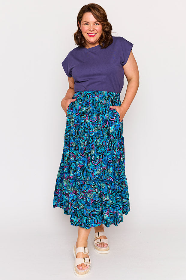 Alexandra Totem Skirt – Totem maxi skirt