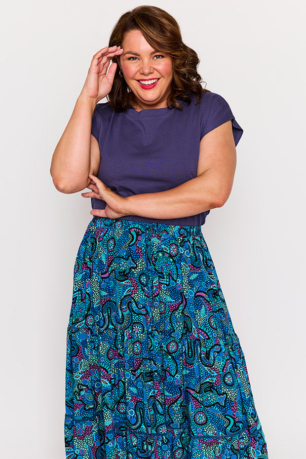 Alexandra Totem Skirt – Totem maxi skirt