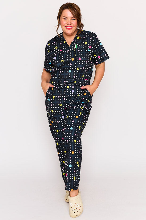 Cristina Love Pellets Scrub Pant – Love Pellets wide leg pants