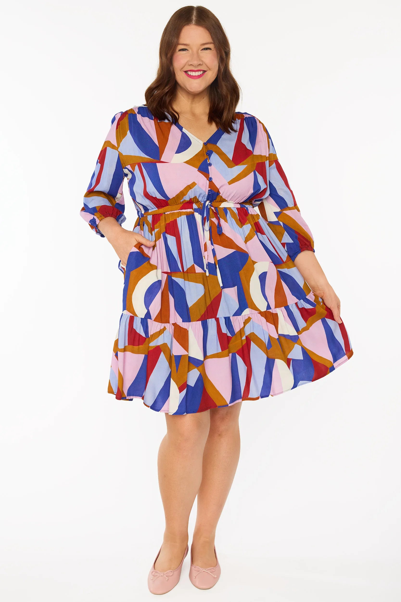 Amy Athenia Geo Dress