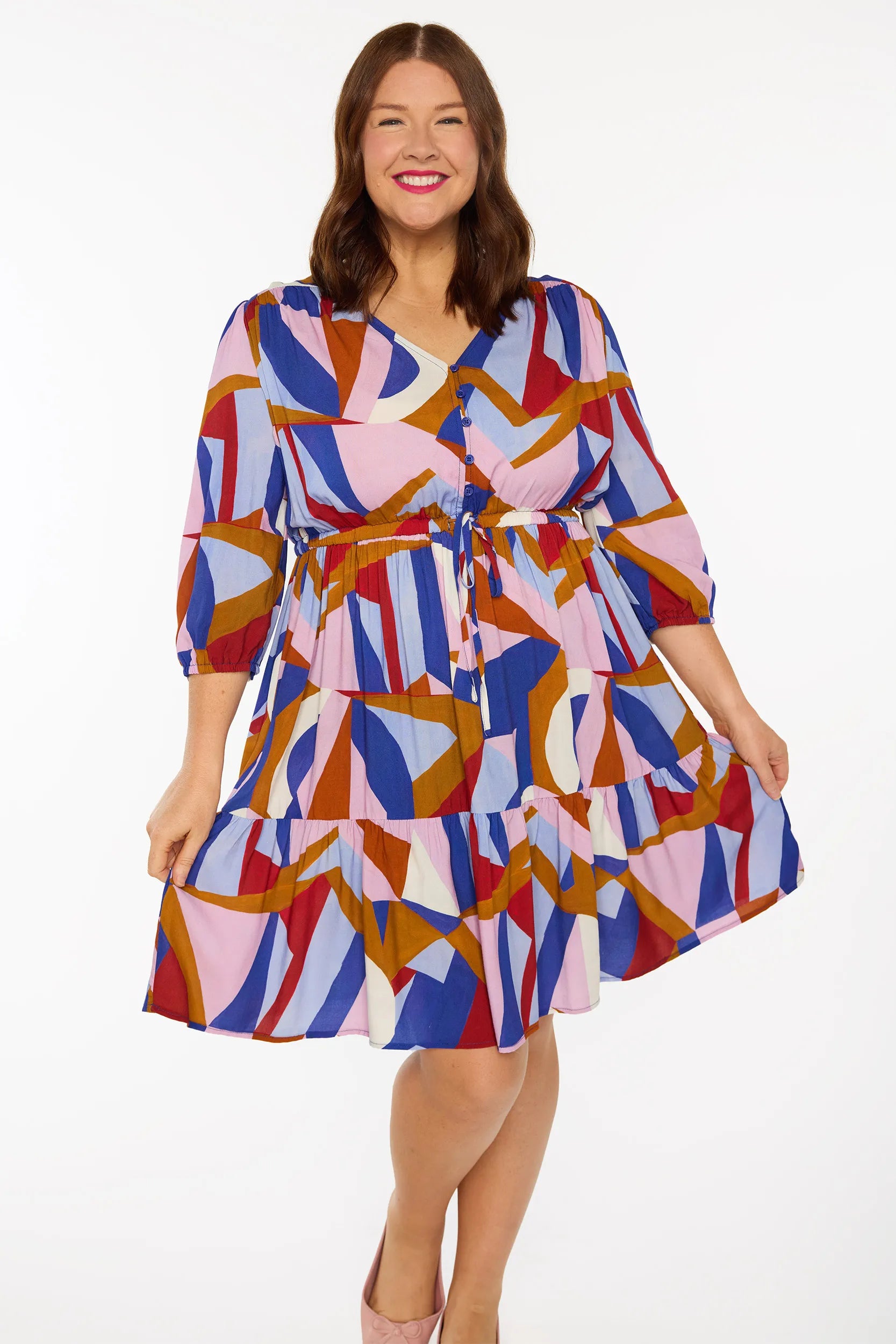 Amy Athenia Geo Dress