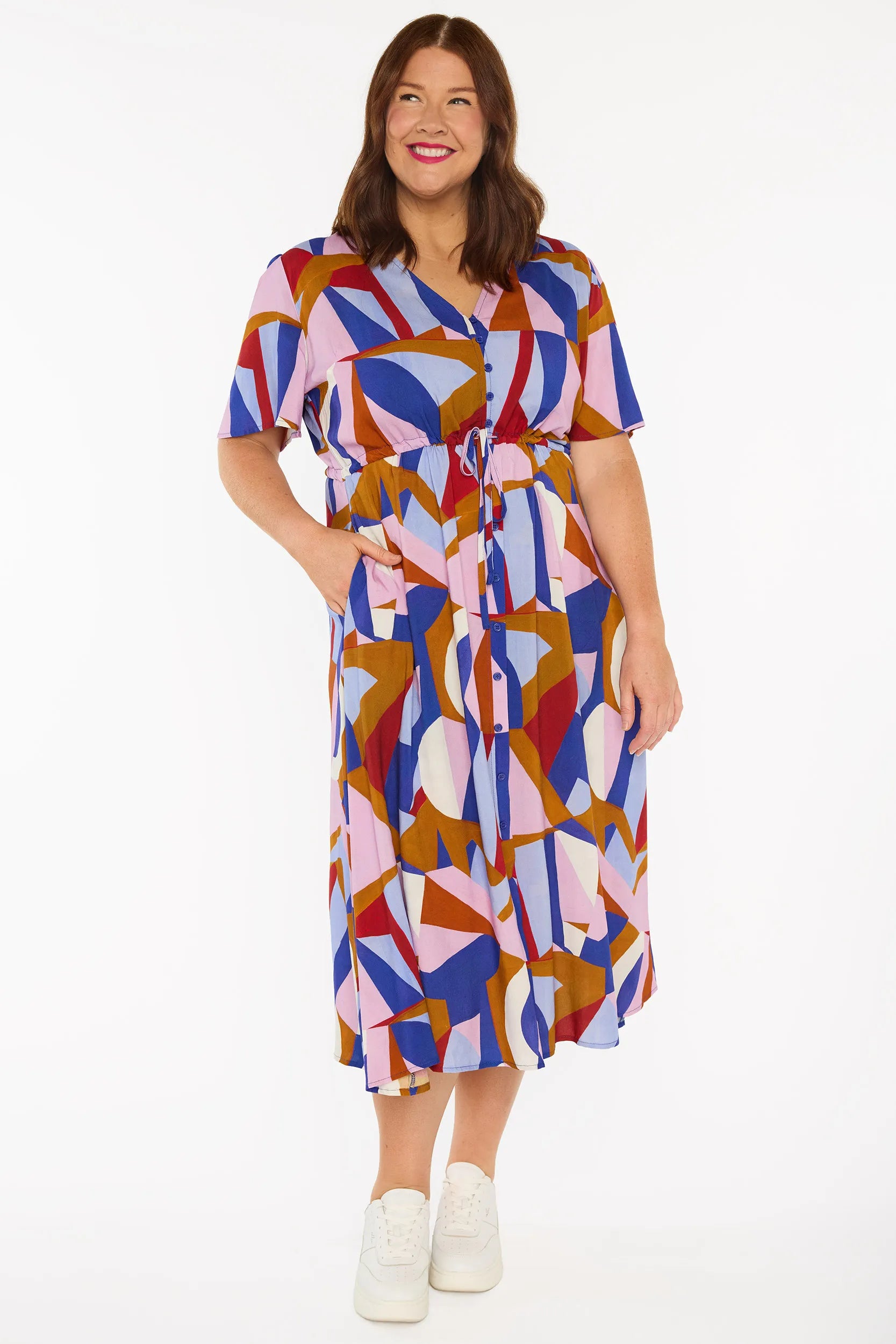 Michelle Athenia Geo Dress