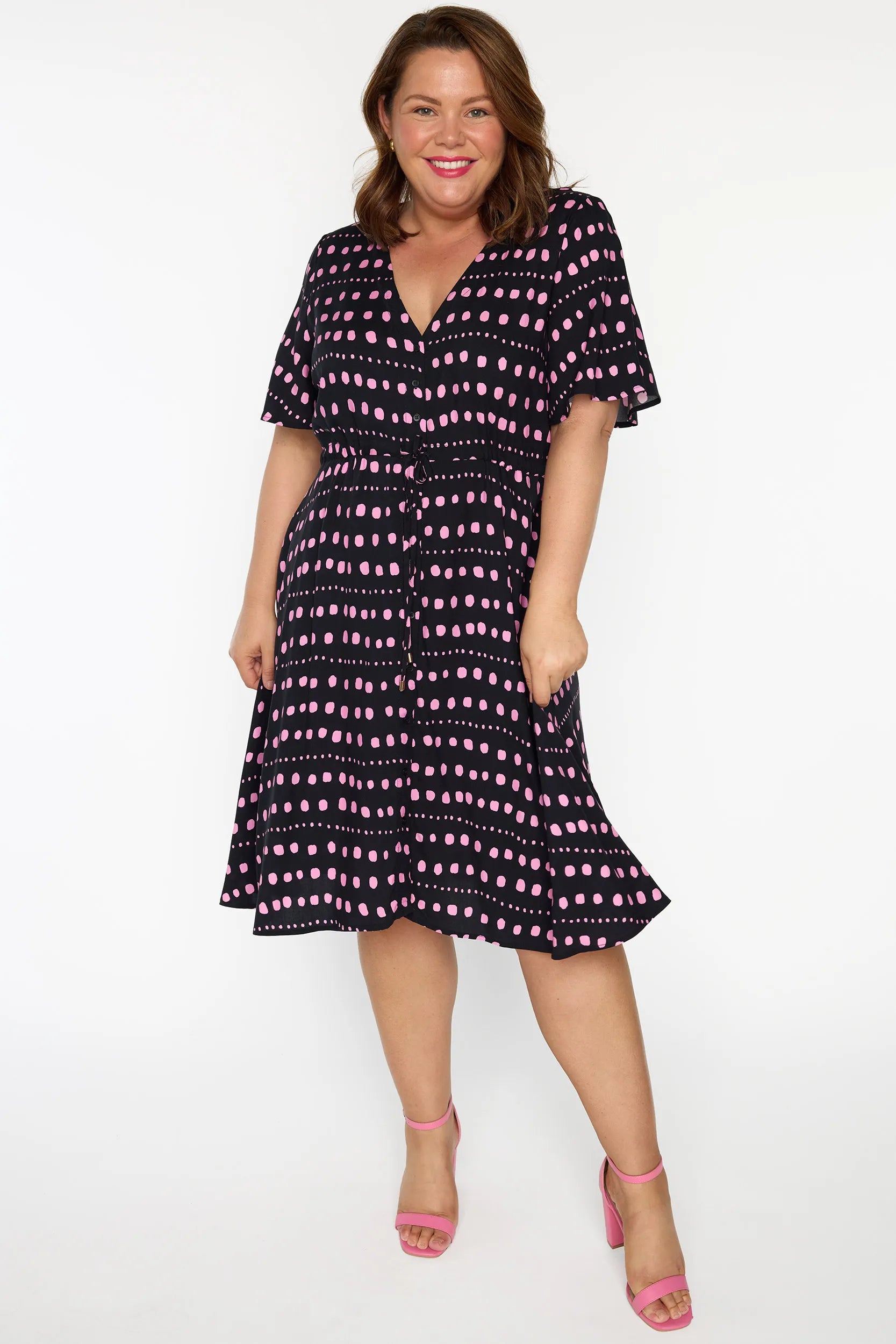 Jaz Black Sugar Plum Dress โ Black Sugar Plum knee length dress