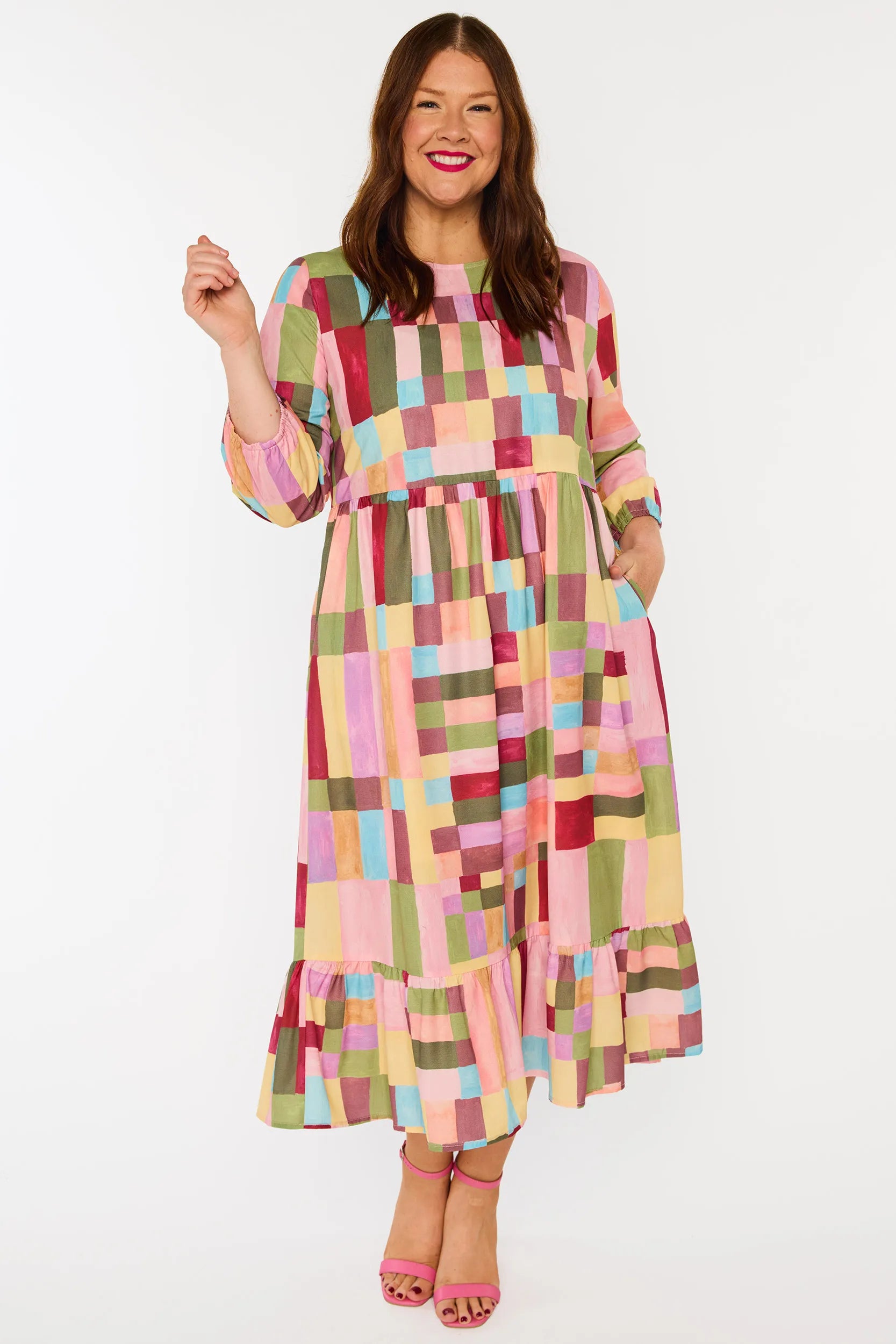 React Block Party Dress