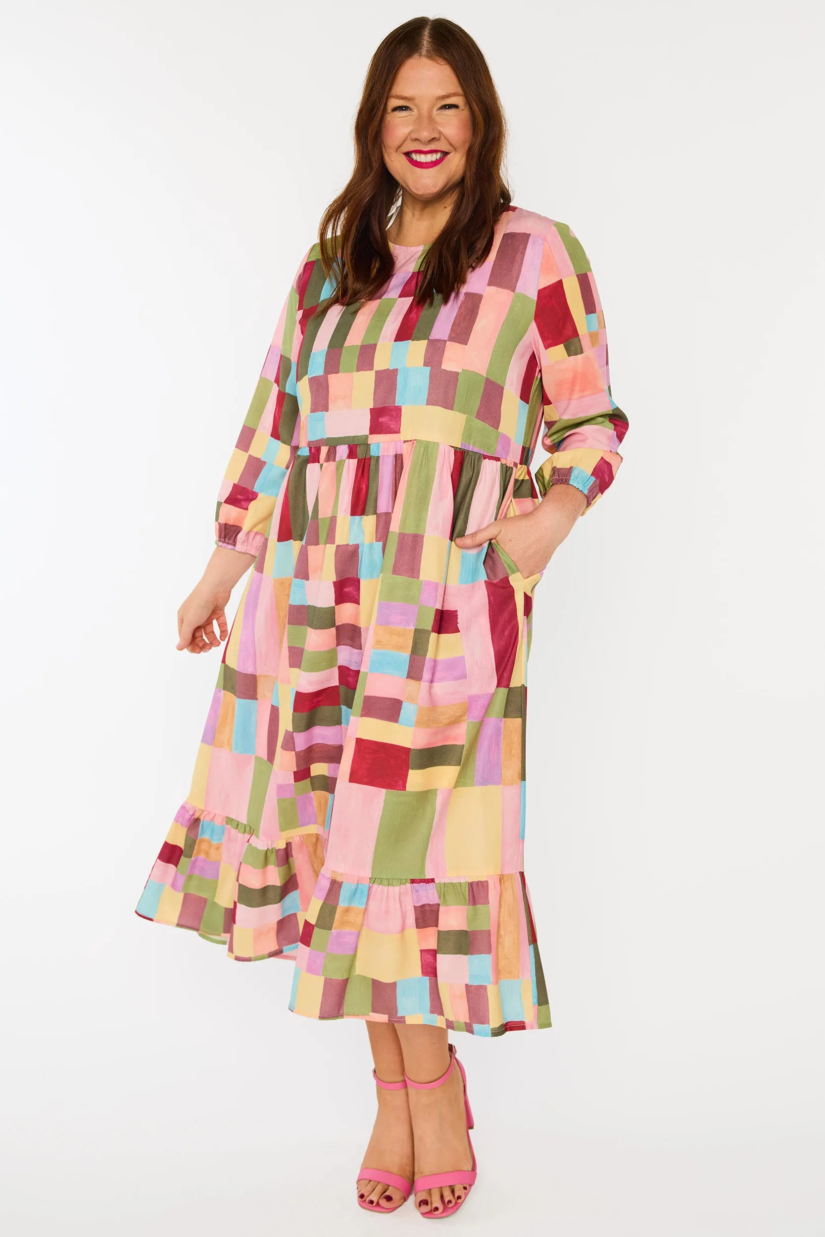 React Block Party Dress