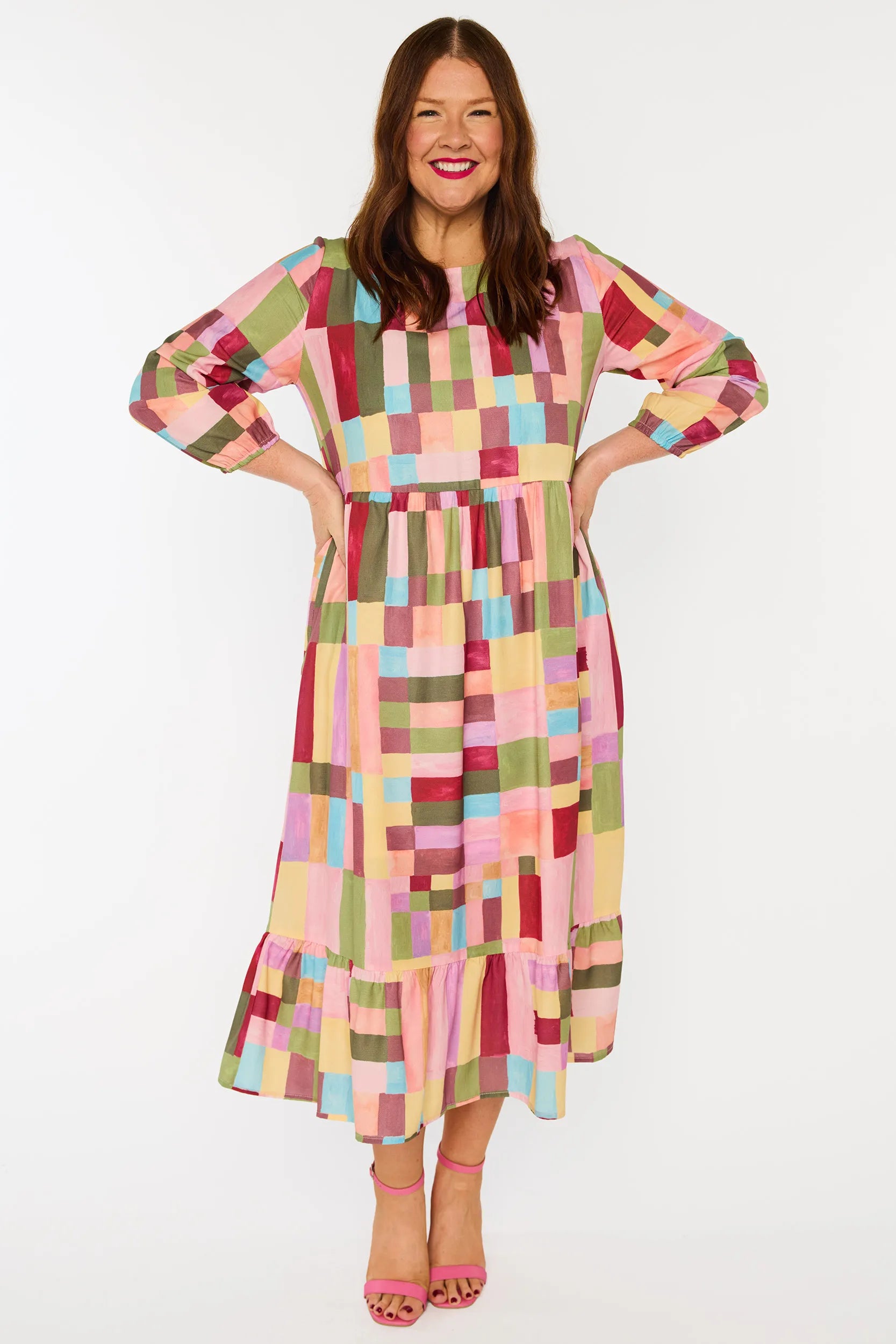 React Block Party Dress