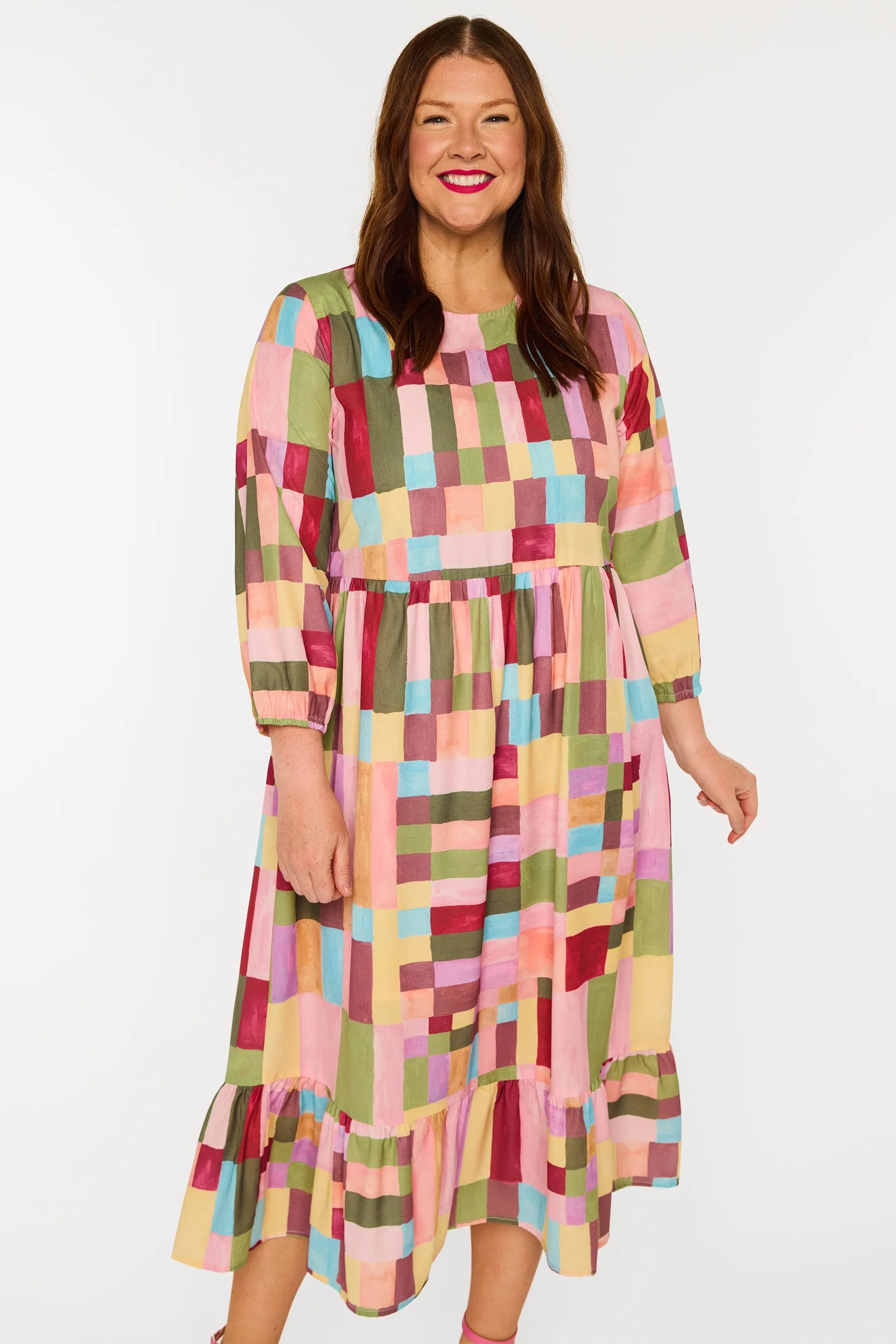 React Block Party Dress