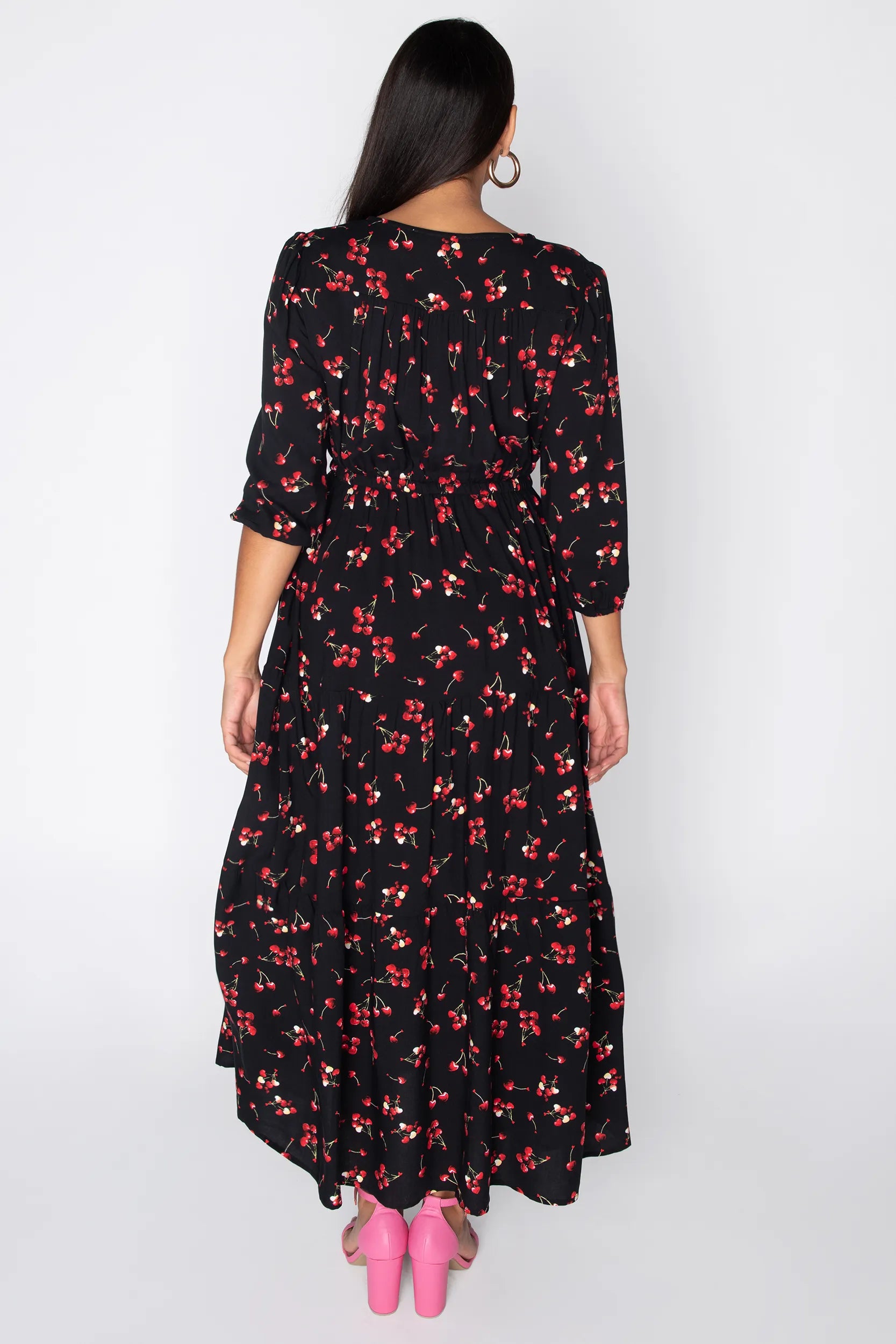 Adeline Cherry Hearts Dress – Cherry Hearts maxi dress